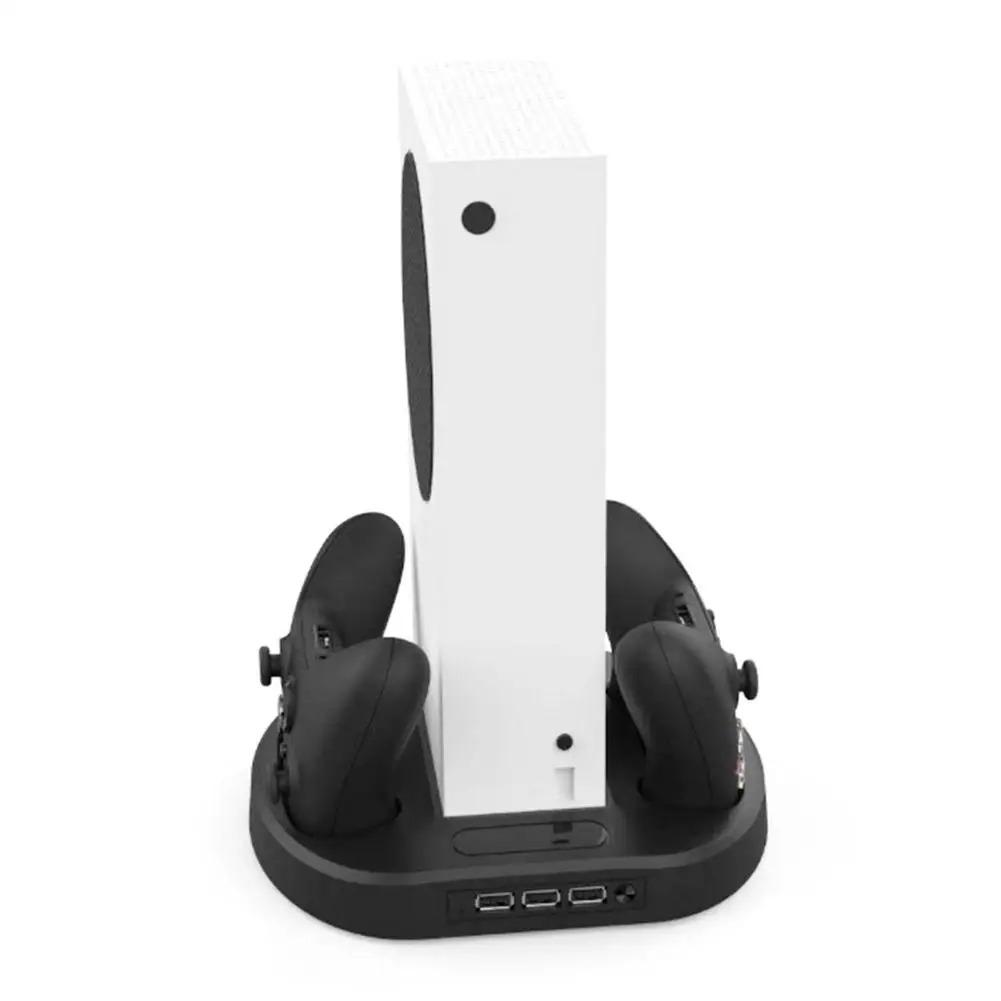 Vertical Stand + Cooling Fan Controller Charging Dock Holder for Xbox Series S