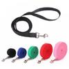 Cotton Tape Pet Leash With Solid Color Design Suitable For Walking Dog Daily Use
