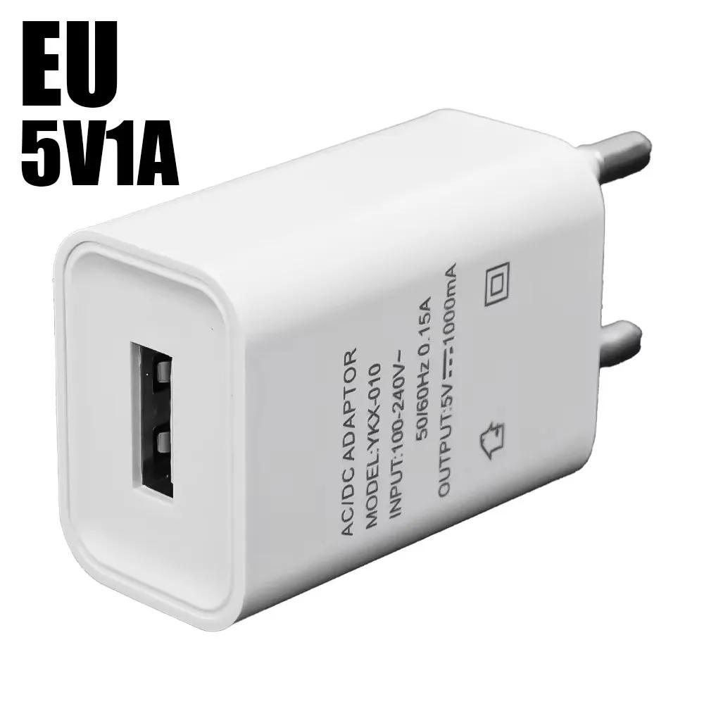 5V2A USB зарядные устройства EU/US вилка настенные зарядные устройства адаптеры для iPhone Samsung Android QC3.0 быстрая зарядка зарядные устройства с кабелем Type C EU Charger-5V 1A