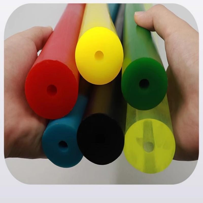 500 мм Длина Полый ПУ Стержень РЕЗИНОВЫЙ ПРУЖИННЫЙ Стержень Полиуретановый Эластичный Резиновый Круглый Стержень O.D.25mm I.D.8mm