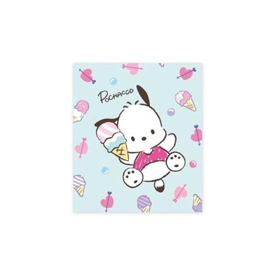 White Clover Pochacco Sanrio Characters Dancing Stone Necklace Pendant Open Heart Silver Color 925 Cubic Zirconia SAPOC-N005RD