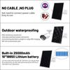 W3 Zewnętrzny Solarny Bezprzewodowy Hotspot WiFi Dla Kamery Bezpieczeństwa Kod QR Lub Włóż Kartę SIM Użyj Solarny Router 4G LET 15W 5V Panel Solarny
