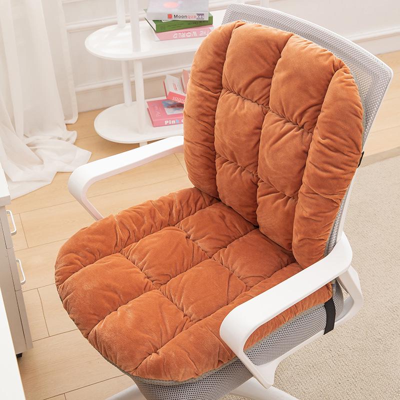 Heated Seat Cushion with Backrest and Lumbar Support for Office Chairs