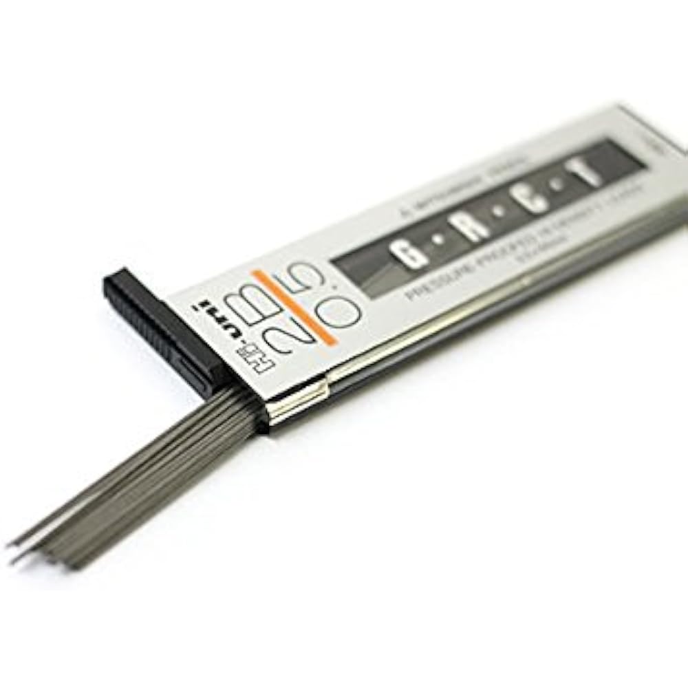 Mitsubishi Pencil Sharp Refills Hi Uni 0.5mm 2B HU053002B Pack of 10