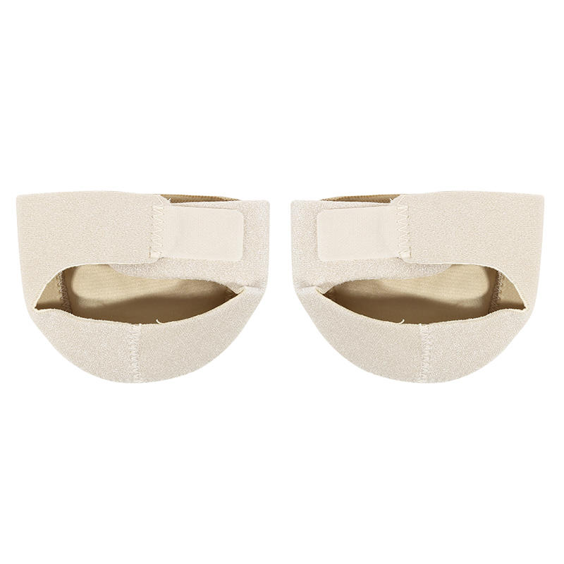 1 Pair Silicone Heel Pads Shock Absorption Relieving Leg Pressure Adjustable Straps To Prevent Slipping Insoles S/L Size