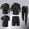 WEZHO Men's 5-Piece Sports Compression Set
