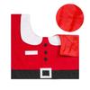 Polyester Toilet Seat Cover DIY Toilet Cover Set New Bathroom Mat  Christmas