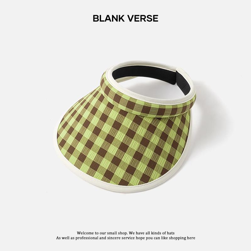 

Новая весенне-летняя шляпа-котелок в клетку с контрастными цветами, детская универсальная солнцезащитная шляпа от солнца
