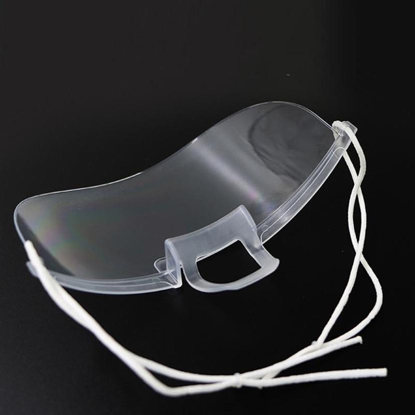 5 Pcs/lot Transparent Masks Permanent Anti Fog Catering Food Hotel Chef Waiter Plastic Kitchen Restaurant Masks Kitchen Tools