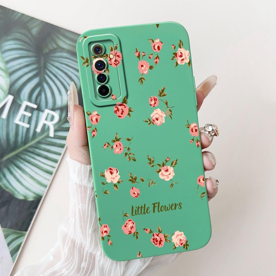 Coole Zachte Siliconen Hoesje Voor Realme 6 Pro / Realme6 Telefoonhoesje Vloeibare Siliconen Cover Voor RMX2001 RMX2061 RMX2063 Konijn Panda