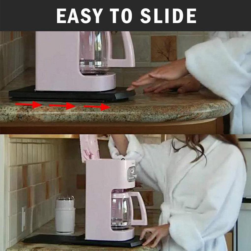 Stretchable Sliding Tray Mat Countertop Appliance Moving Holder Serving Base Kitchen Kitchenware Wide Application