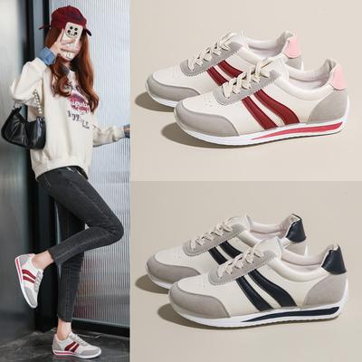 Mode Neu 2025 Damen-Sneakers Markenschuhe Sommer-Trend Lässige Plateau-Sneakers Damen Neue Gestreifte Große Vulkanisierte Schuhe Komfort