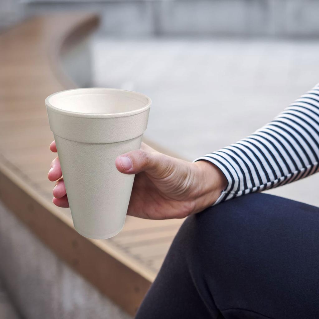 Disposable Coffee Foam Cup Milk Tea Beverage Takeaway Foam Cup Polystyrene Foam Cup