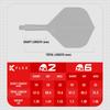 TARGET K-FLEX STANDARD/NO2 darts 26mm blue