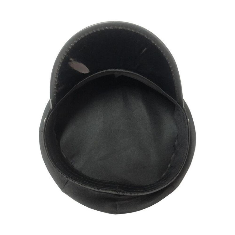Xianyi Black European and American Police Hat Temptation Octagonal Hat Flat Top Versatile Halloween Cosplay Prop M1