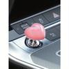 1pc Heart Shaped Car One Key Start Button, Personalized and Creative Ignition Ring Button Decoration