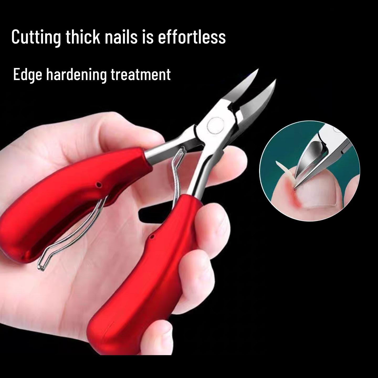 Набор кусачек для вросших ногтей из Германии - Щипцы с орлиным клювом для педикюра и обрезки ногтей