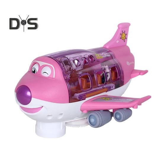 

Електрична іграшка-літак з музичним світлом Обертання на 360 градусів Інтелектуальне уникнення перешкод Дитяча трюкова іграшка-літак Малюкам Хлопчикам Дівчаткам Подарунок рожевий