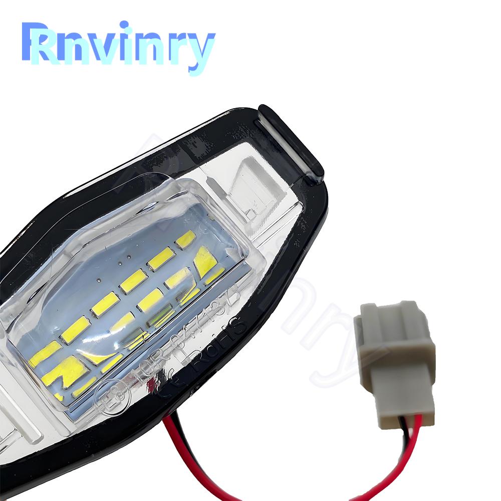 LED License Number Plate Light White For Honda Civic 01-15 Accord 4D 03-17 Odyssey 00-04 Pilot 03-08 Acura MDX RL TSX RDX TL ILX