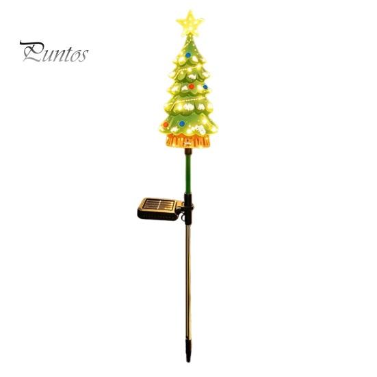 Solar Powered Christmas Tree Lights Light, Garden Stake Waterproof Unique Gifts for Gardeners LED Pathway Light Outdoor Yard Patio Lawn Decor Festive