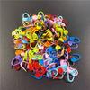 50-500pcs Mix Color Plastic Resin Small Clip Locking Stitch Markers Crochet Latch Knitting Tools Needle Clip Hook Sewing Tool
