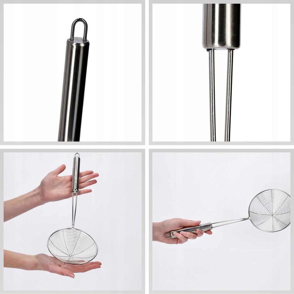 KADAX Łyżka Cedzakowa szumówka Sitko Cedzak Stalowa