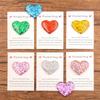Pack of 3 Sophisticated Pocket Hug Heart Shape Ornament Pocket Hug Heart for Women Friend University School Gift
