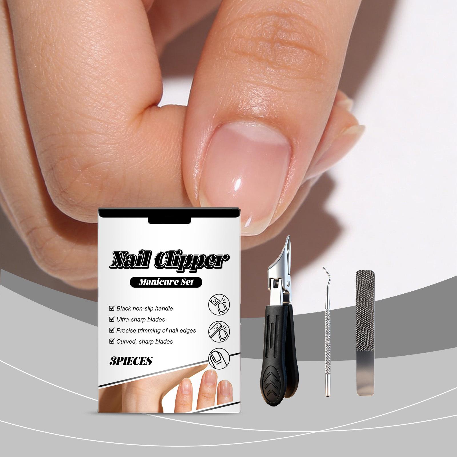 

Портативный и простой в использовании инструмент для подравнивания краев ногтей, плотно прилегающий к ногтям One Size белый