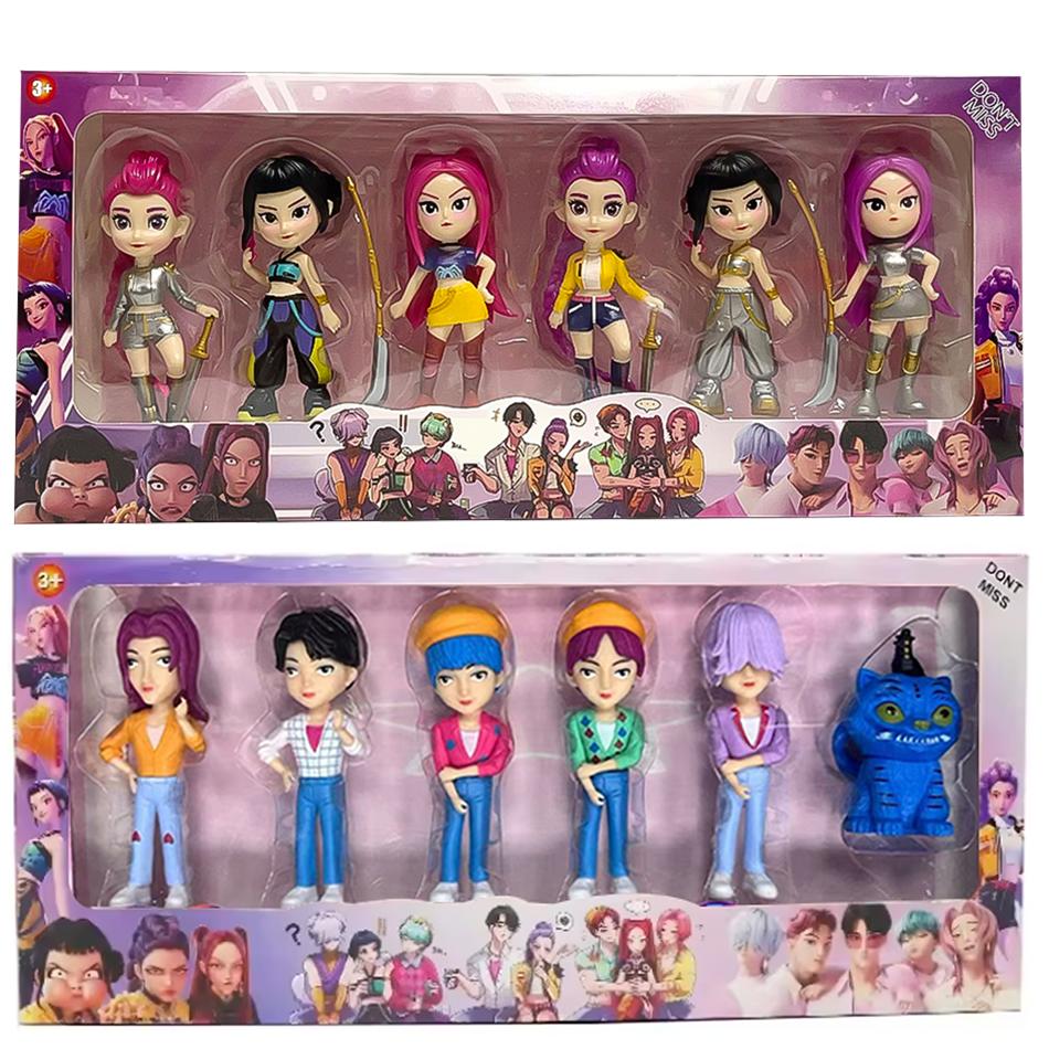 NEW Witch Huntress Squa Rumi Zoe Mira anime polyvinyl chloride character collection desktop trinkets Childrens New Year gift