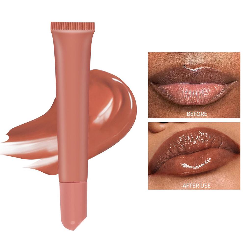 No Logo Colored Lip Peptide: Moisturizing Liquid Lip Gloss Oil