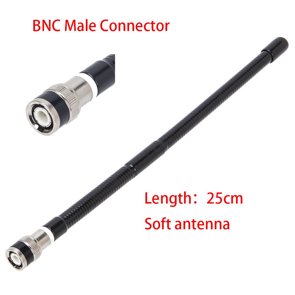 Antenna Portatile Walkie Talkie CB 27 MHz con Connettore Maschio BNC 5W per Radio per Uso Portatile su Auto Cobra Midland Uniden