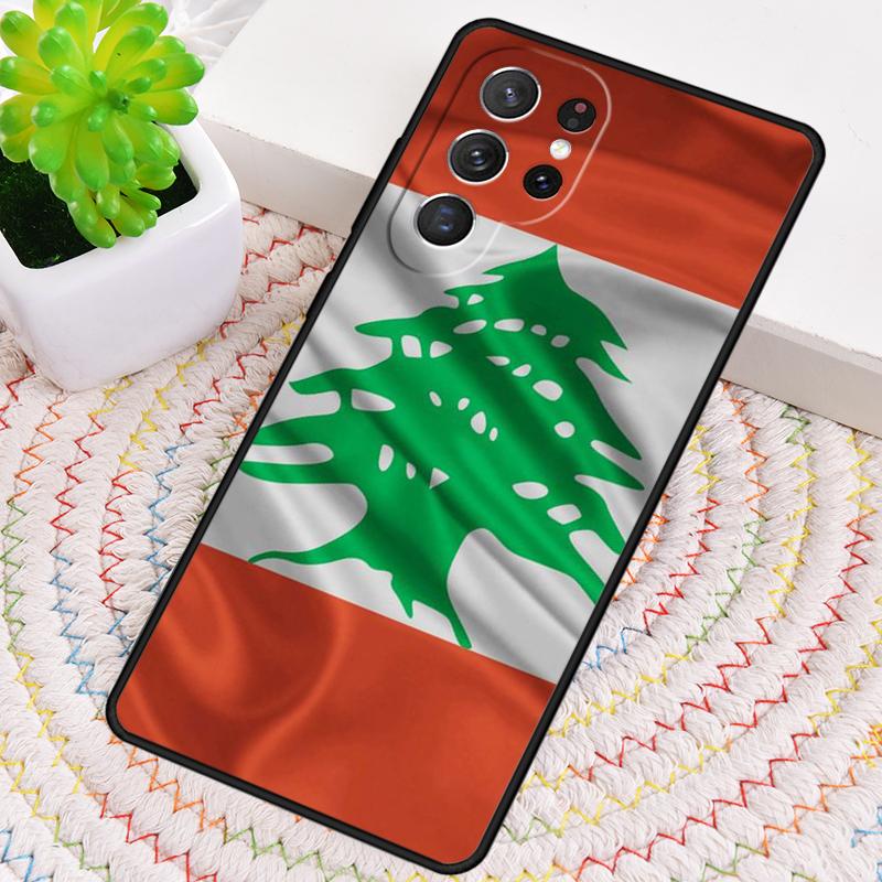 Lebanon Flag Silicone Phone Case For Samsung Galaxy note 10 pro S26 S25 S24 S23 S22 S21 Plus S25Ultra Capa Cover
