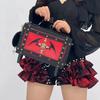 Niche Design New Style Girls' Dark Ita Bag Believer Hard Box Goth Lolita Shoulder Bag Comic Exhibition Y2K Crossbody Bag