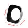 Mirrorless Camera Lens Hood, Aluminum Build Various Size Prevents Lens Ghosting 37/39/40.5/46/43/49mm
