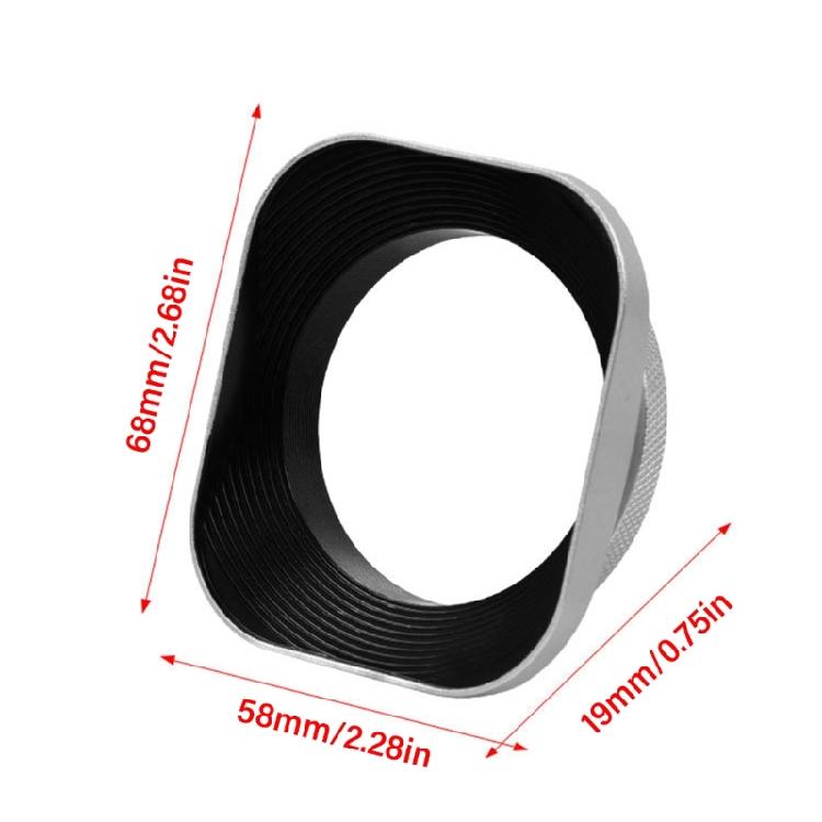 Mirrorless Camera Lens Hood, Aluminum Build Various Size Prevents Lens Ghosting 37/39/40.5/46/43/49mm