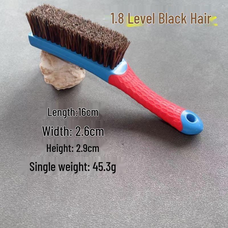 Wenwan Nano & Bristle Brush with Dual-Color Silicone Handle