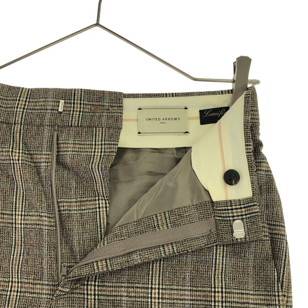 Unused UNITED ARROWS TOKYO Made In Japan Check Pattern Straight Pants Women Used