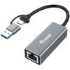 USB-C Network Adapter - EQUIP - 133495 - 2.5 Gigabit Ethernet - Wake-on-LAN - Data Flow Control