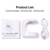 Mini Nail Dryer UV Lamp Manicure Machine Single Finger Nails Art Tool Gel Polish 16W Nail Dryer LED Lamp Manicure Tools With USB
