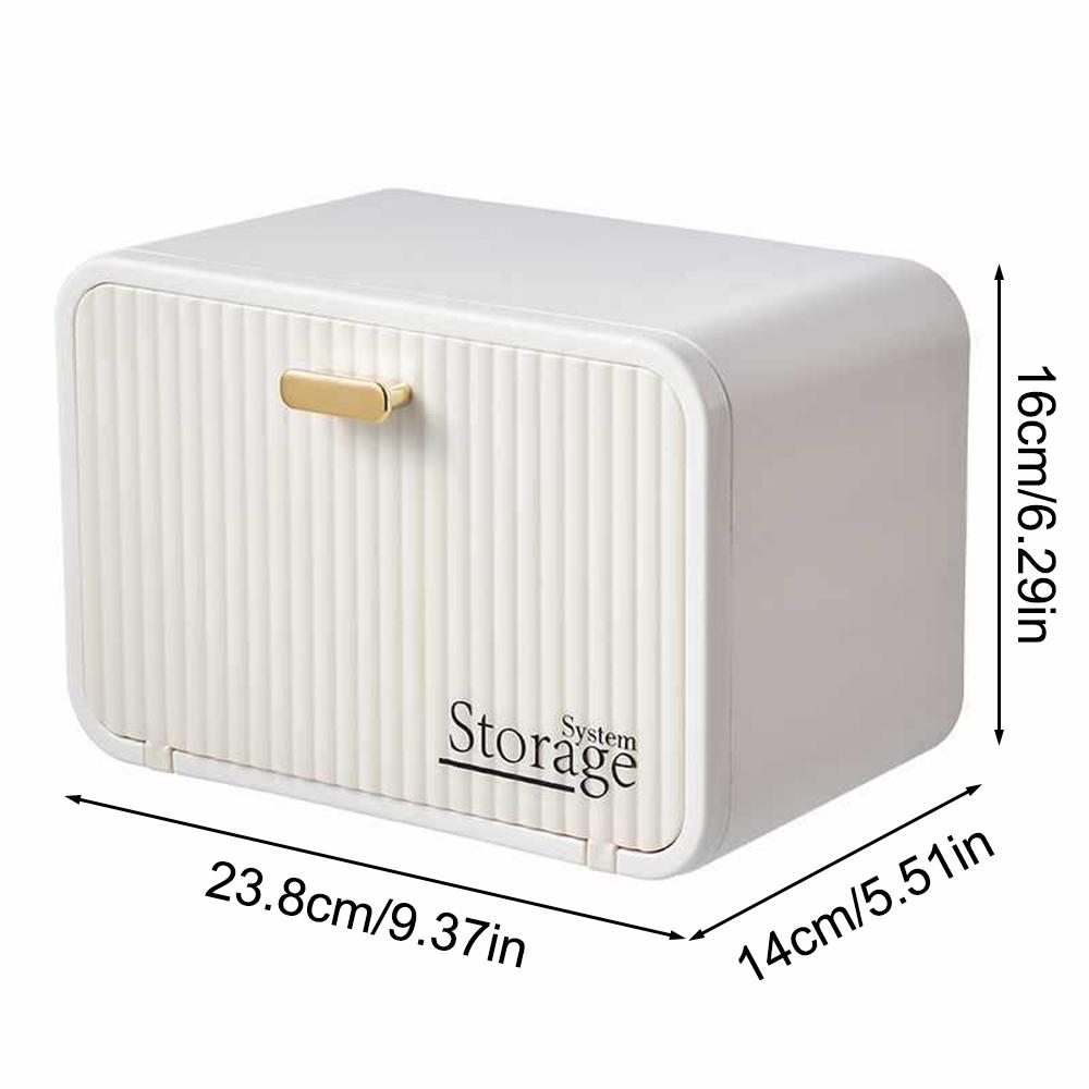 Wall Mounted Transparent Waterproof Tissue Box for Toilet Dormitory Bathroom Roll Paper Face Towel Storage Organizer
