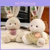 Cute Plaid Dress Cartoon Rabbit Plush Toy For Children