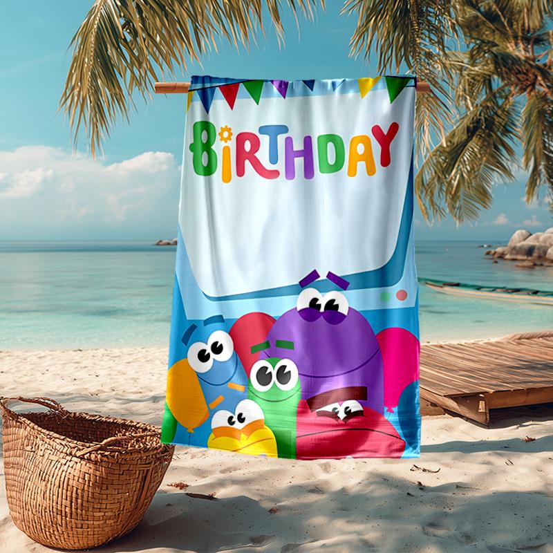Ask the StoryBots Fashion Beach Towel: Ideal for Summer Adventures Soft, absorbent and quick drying suitable for swimming and bathing