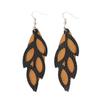 2026 European & American Retro Leather Hollow-Out Geometric Earrings for Women - Simple, Versatile, Creative Design.