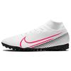 Mercurial Superfly 7 TF Kunstrasen-Schuhe für harten Untergrund Stoßdämpfung Anti-Rutsch Fußballschuhe Unisex Fußballschuhe Weiß Rosa AT7978-160