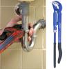Pipe Wrench     45 Degrees  Bent Nose Pliers High Carbon Steel for Bathroom Plumbing Clamp