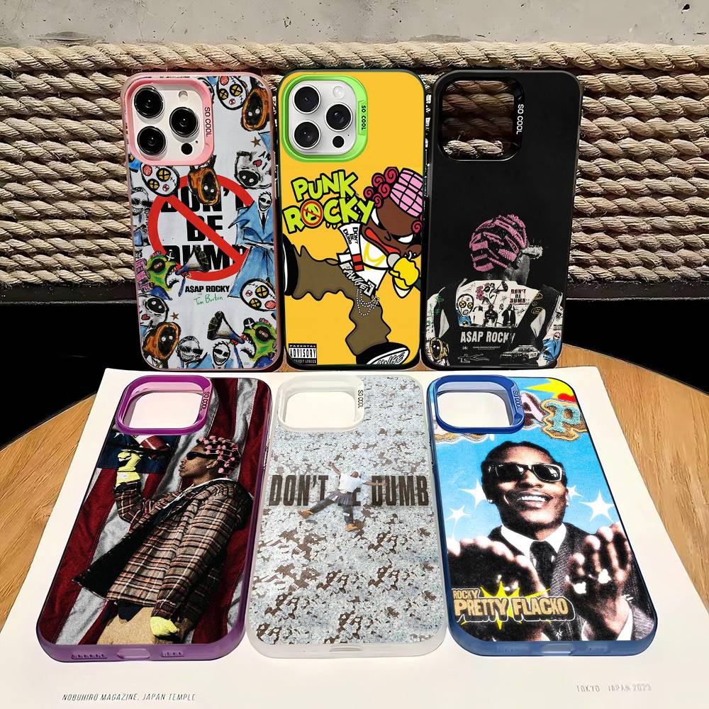 A-ASAP R-Rocky Nebuď hloupý Obal na telefon Pro IPhone 16 15 14 13 12 11 17 Pro MAX Plus Pro Matný Nárazuvzdorný Kryt