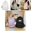 Stylish High School Students Double Shoulder Bag Large Capacity Book Bag Wholesale