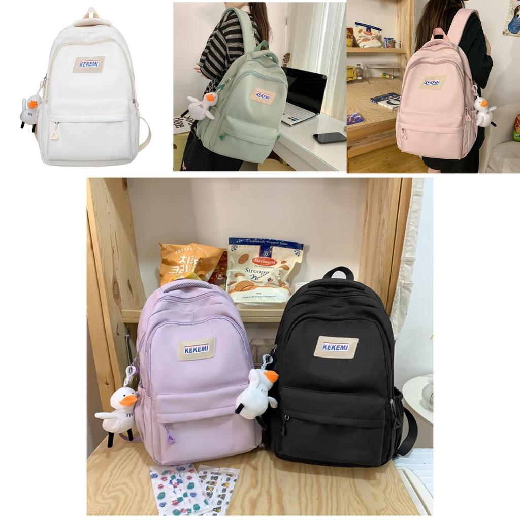 Stylish High School Students Double Shoulder Bag Large Capacity Book Bag Wholesale