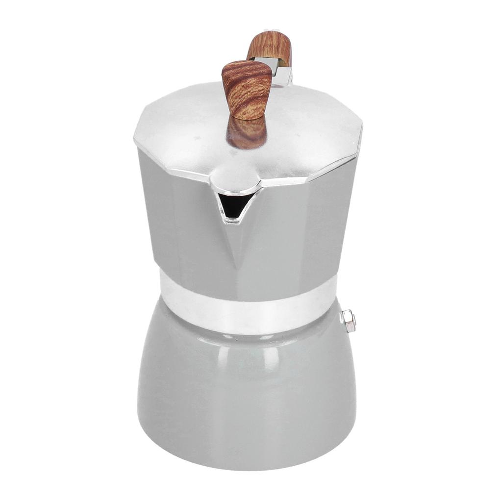 150ML Practical Aluminum Coffee Maker Octagonal Moka Coffee Pot for Home Office Kitchen Appliance