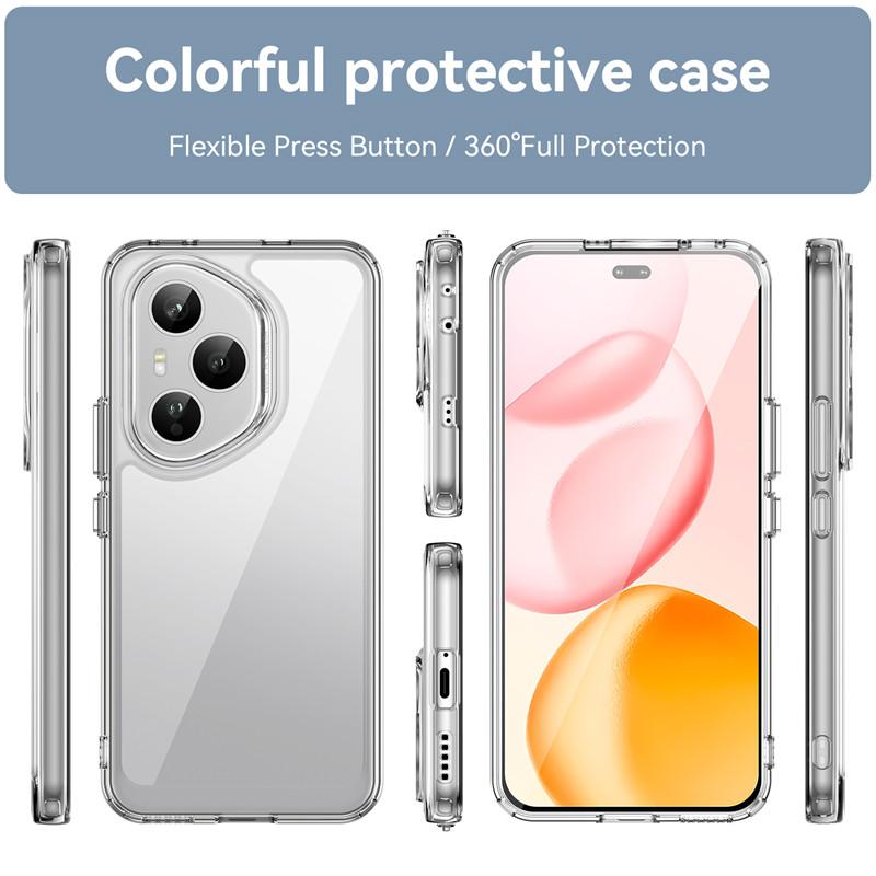 For Honor 400 Pro Global Case Honor 400 Honor 400 Pro Global Cover Funda Shockproof Clear PC + Silicone Protective Phone Cover
